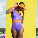 Пляжный купальник для отдыха без рукавов, по фигуре