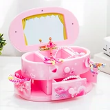 Разноцветная крутящаяся танцующая музыкальная шкатулка, детская коробочка для хранения, подарок на день рождения