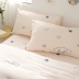 Phim hoạt hình dễ thương ngọc bích guinea bông đơn mảnh ga trải giường chăn quilt vỏ gối nhỏ chén giường - Khăn trải giường