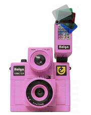 LOMO камера 香港新款holga120胶卷tlr双反树脂镜头4色彩闪个性复古片相机包邮