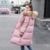 Chống mùa giải phóng mặt bằng 2018 mới Hàn Quốc phiên bản của phần dài của áo khoác bông dày nữ sinh viên lỏng lẻo bf xuống bông pad bông áo khoác