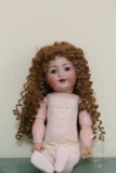 Длинная кудрявая антикварная глина, кукла, парик, импортные пряди волос, 32см