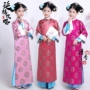Yan Yan Raiders Trang phục nữ của trẻ em Triều đại triều đình Công chúa Gege cũng Zhugege Manchu trình diễn trang phục Qifu - Trang phục quần áo tập nhảy