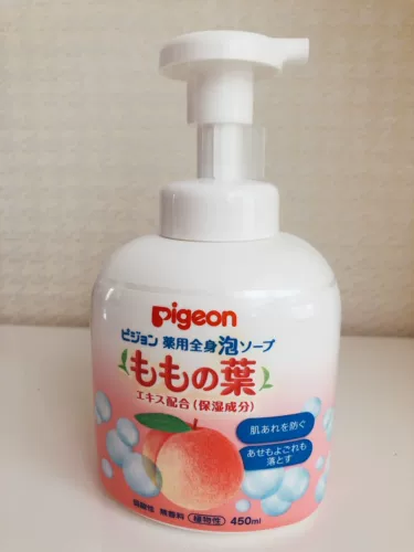 Pigeon, японский шампунь, гель для душа, эссенция, 2 в 1, 450 мл