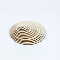 Круглое деревянное художественное оформление, 2мм, 3мм