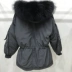 Chống mùa giải phóng mặt bằng 2018 mới xuống áo khoác nữ lớn cổ áo lông thú phần ngắn Hàn Quốc phiên bản của thắt lưng là mỏng dày đặc biệt triều áo khoác Xuống áo khoác