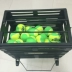 Bóng rổ bằng nhựa bóng có bánh xe, hộp bóng, bóng rổ tự động, có thể chứa 75 vợt tennis trợ lực Quần vợt