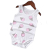 Baby Baby Onesies Summer Lưới Cotton Slim Tay Vest Vest Haber Sling Túi gấp Tam giác Ruffles - Áo liền quần bộ áo liền quần công chúa bé gái Áo liền quần