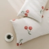 Ins Bắc Âu rửa bông áo gối đơn giản bông gối túi cotton sinh viên áo gối 48 * 74 cm một nạp Gối trường hợp