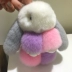 Hàn Quốc dễ thương thỏ búp bê thỏ đồ chơi sang trọng điện thoại di động treo lop tai thỏ búp bê tai thỏ dài tai thỏ - Đồ chơi mềm