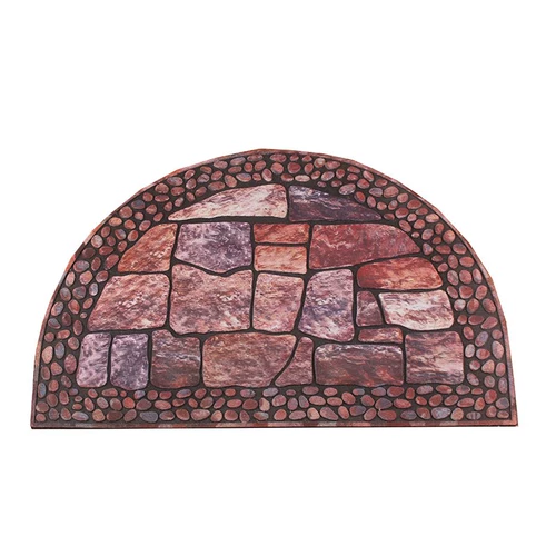 Домашний в стиле американского европейского в стиле -резиновый бархат на открытом воздухе входит в дверь двери зала.