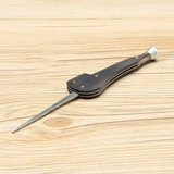 Черная древесина из нержавеющей стали Санхейн одна гладкая сталь -стальная сталь 3 -1 -1 нож для дымового ножа металлический проход