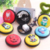 Mini xách tay silicone phim hoạt hình tai nghe túi tinplate lưu trữ dữ liệu túi dòng charger coin purse U đĩa U lá chắn ví da Ví tiền