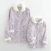 Cha mẹ-con mẹ và con gái flannel nữ bé mùa thu và mùa đông đồ ngủ trẻ em cô gái mùa thu san hô nhung dày phù hợp đồ ngủ nữ Bộ Pajama