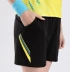 Polyester cotton thoáng khí và nhanh chóng làm khô vải table tennis quần áo của nam giới thể dục thể thao quần short cầu lông mặc 15604