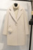 [Clears] 妃子 2018 mùa đông đơn giản tính khí áo trong phần dài là mỏng nữ áo len 2097QC áo khoác gió Trung bình và dài Coat