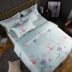 Châu âu Tencel bốn mảnh băng lụa quilt cover satin cưới 1.8 2.0 m khăn trải giường nguồn cung cấp mùa xuân và mùa hè
