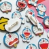 Phim hoạt hình dễ thương Doraemon trâm Túi quần áo trang trí pin nhỏ leng keng huy hiệu máy mèo trâm - Trâm cài ghim cài áo cao cấp Trâm cài