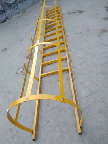 Стальная лестница wt1 -stegment -refee Steel Steel Steel Straight Ladder Wt2 -сегментная лестница с защитой от клетки стальная лестница WT3 с несколькими секциями с клеткой и прямой лестницей