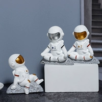 Космический космонавт, милая луна в помещении на стену, креативная смола, трехмерный переключатель, украшение, в 3d формате
