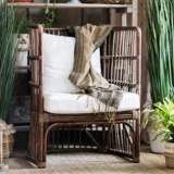 [藤] Ручная виноградная лоза Столт Стул Армрест Высокий Стул Стул Стул Юго -Восточный Азиаский натуральный винтажный ретро -арт