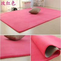 Coral dày nhung thảm phòng khách bàn cà phê thảm phòng ngủ thảm thảm bên cạnh thảm tatami giường có thể được tùy chỉnh - Thảm thảm gấp gọn