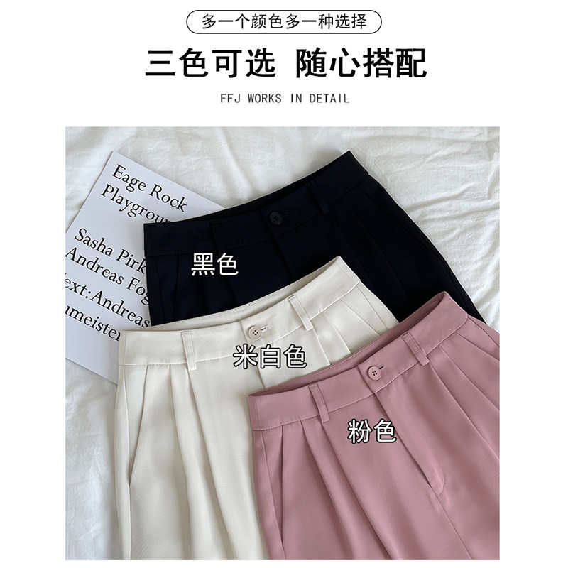 粉色阔腿裤女产品图