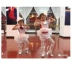 Trang phục khiêu vũ cho trẻ em gái nhảy hiện đại nhảy hip-hop trang phục biểu diễn sequin lông tuxedo trẻ em catwalk - Trang phục