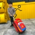 Trẻ em xe đẩy túi phim hoạt hình ba lô xe thân cây 2-6 lớp học sinh tiểu học có thể ngồi và đi xe vỏ cứng