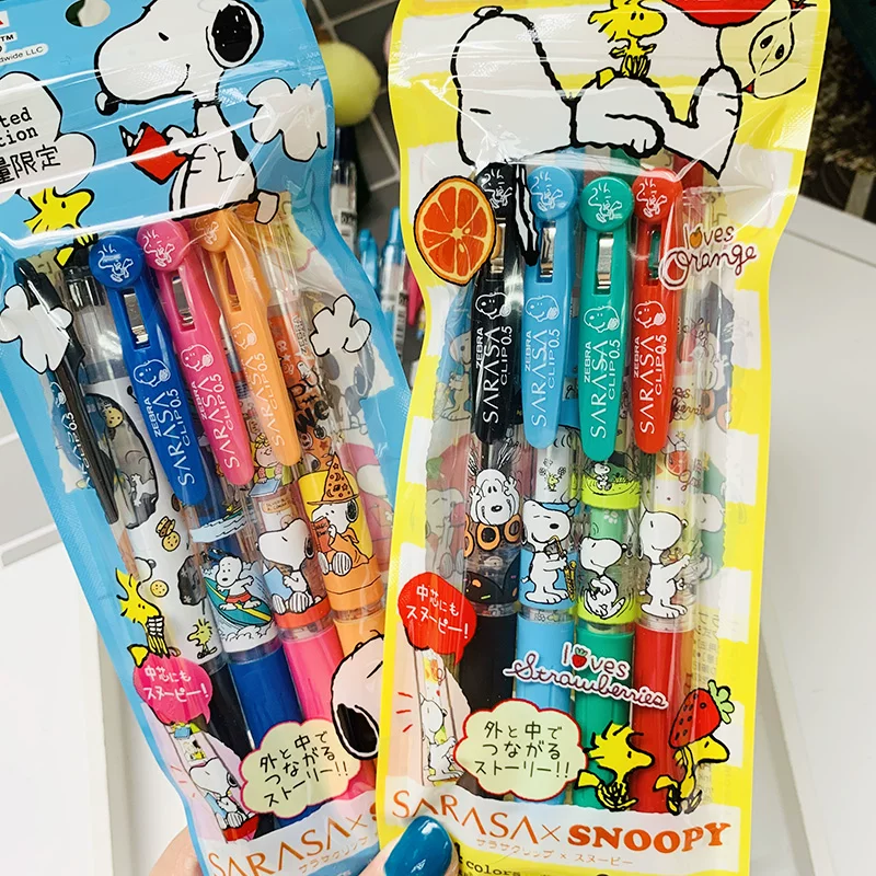 Nuby, Snoopy, японские канцелярские товары, зебра, роллербол ручка 0.5мм