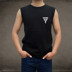 Không tay t-shirt vest nam triều mùa hè cotton lỏng thể dục thể thao bóng rổ vest vai nam giới thanh niên kích thước lớn vai rộng Áo vest cotton