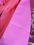 Высококлассный шелковый шарф ручной работы, подарок на день рождения, с вышивкой