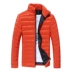 Áo chống rét mùa đông nam trung niên cổ áo mỏng phần áo khoác cotton nam áo khoác nhẹ bố tải áo khoác cotton
