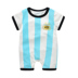 Argentina jersey bé phù hợp với bóng đá mùa hè 2018 World Cup nam bé áo bông bóng phù hợp với phù hợp với onesies Áo liền quần