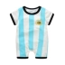 Argentina jersey bé phù hợp với bóng đá mùa hè 2018 World Cup nam bé áo bông bóng phù hợp với phù hợp với onesies bán quần áo trẻ em Áo liền quần