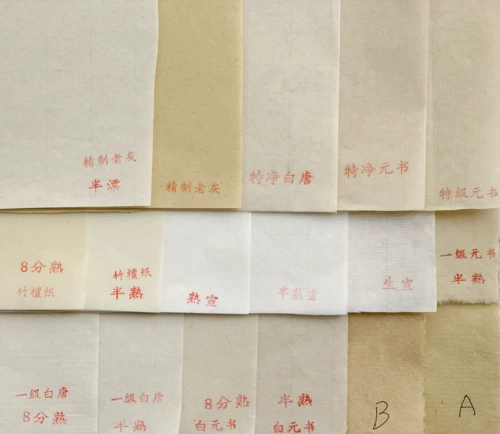 Образец бесплатный пробный испытание с Xuan Paper Book Paper Paper Mao Bian Paper White Tang Paper наполовину приготовленные восемь приготовленных книг