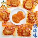 Бактерии ароматные картофельные чипсы барбекю и пряный вкус, едой, соус из специализированного упаковочного соуса Sichuan