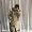2018 chống mùa ulzzang phần dài của bọ cạp tóc xuống áo khoác nữ Hàn Quốc phiên bản của đầu gối lỏng lỏng lẻo dày xuống thủy triều