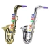 Mô phỏng âm nhạc saxophone đồ chơi trẻ em nhạc cụ sừng nhỏ clarinet có thể thổi còi giai đoạn hiệu suất đạo cụ