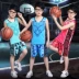 Trẻ em đồng phục bóng rổ phù hợp với mùa hè lớn trẻ em thể thao quần short vest tùy chỉnh in cậu bé thoáng khí và nhanh chóng làm khô jersey