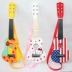 Trẻ em người mới bắt đầu của guitar gỗ đồ chơi guitar có thể chơi bé giáo dục sớm thực hành âm nhạc mini món quà của trẻ em các loại đồ chơi âm nhạc cho bé Đồ chơi âm nhạc / nhạc cụ Chirldren