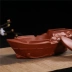 Gạt tàn cát tím sáng tạo thuận buồm xuôi gió đỏ đầu thuyền retro với nắp gạt tàn lớn gạt tàn thuốc lá lưu trữ đồ trang trí thủ công - Trang trí nội thất trang trí phòng ngủ nhỏ Trang trí nội thất