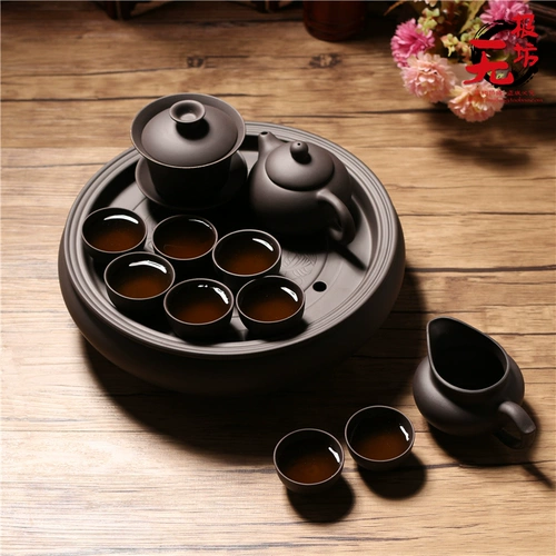 Чайный сервиз, комплект, глина, заварочный чайник, чашка, простой и элегантный дизайн