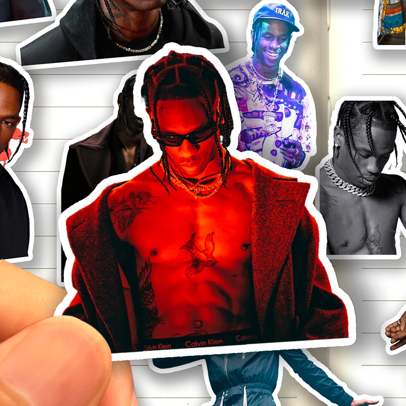 Travis Scott Декоративная ручная нашивка