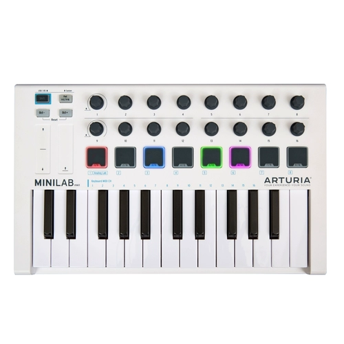 Arturia minilab3 Keylab 25 49 61 Mk3 Аранжированная MIDI -клавишная удара контроллер подушки