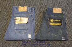 Джинсы мужские Брюки спец оформление в