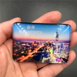 Глянцевый кварц, магнитный китайский памятный магнит на холодильник из провинции Юньнань