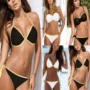 Bikini xuyên thấu độc quyền xuyên biên giới 2019 Phnom Penh Hard Pack Series Đồ bơi nữ Đồ bơi liền khối Màu bikini mới - Bikinis áo tắm sexy