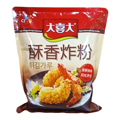 Южная Корея да xi da хрустящая жареная порошка 900 г жареное куриное порошок курица курицы цветочный порошок.