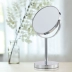Gương bàn trang điểm gương 6 inch công chúa kính lúp hai mặt gương gương phòng tắm phóng đại 5 lần - Gương guong nha tam Gương